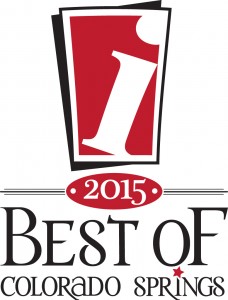The 2015 best of colorado springs logo featuring children with special needs and disabilities.