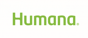 Humana logo on a white background with a touch of comedy.