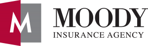 Moody insurance agency night logo